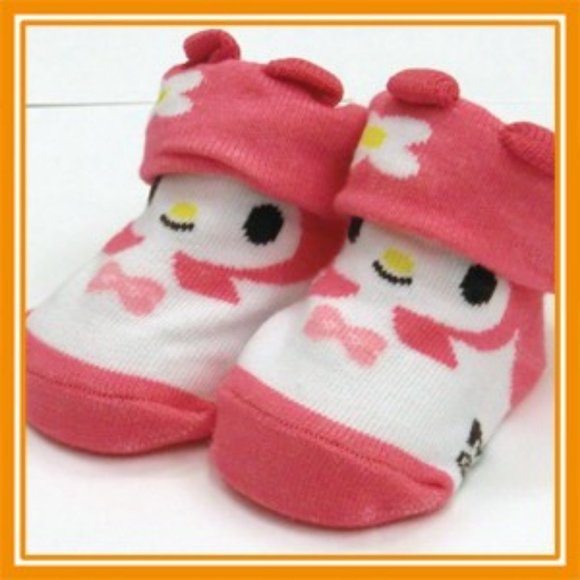 sanrio Other - Sanrio Newborn Non-Slip My Melody Baby Socks 0-9 month